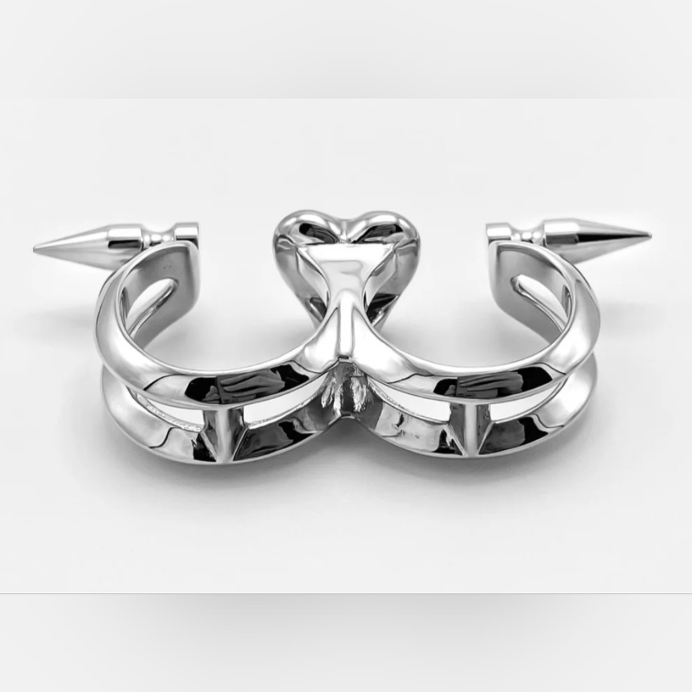 Silver Spike Ring - image 3